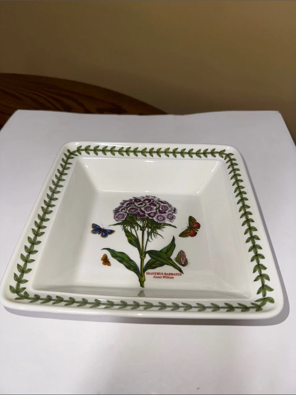 Portmeirion Botanic Garden 7.5-inch square serving bowl